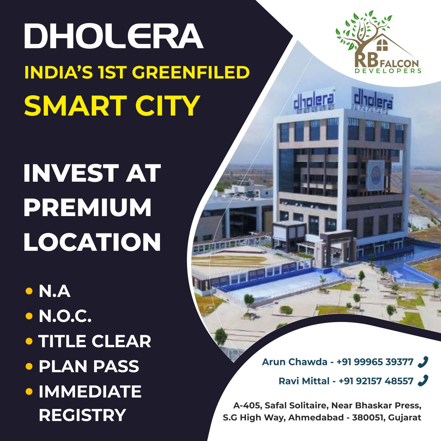 295.76 sq yd plot for sale in dholera sir