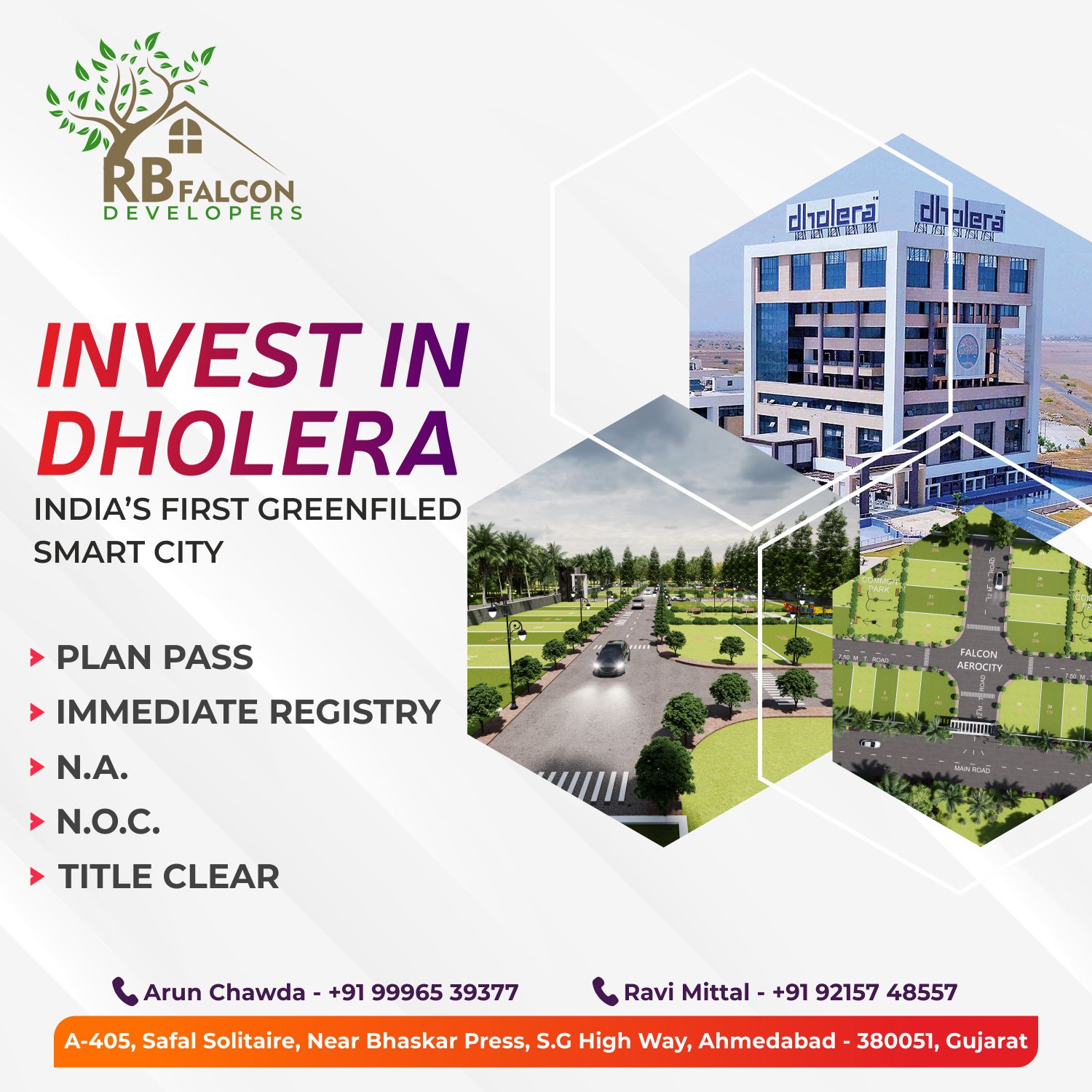 112 sq yd plot for sale on diamond chowk to dholera international airport dholera