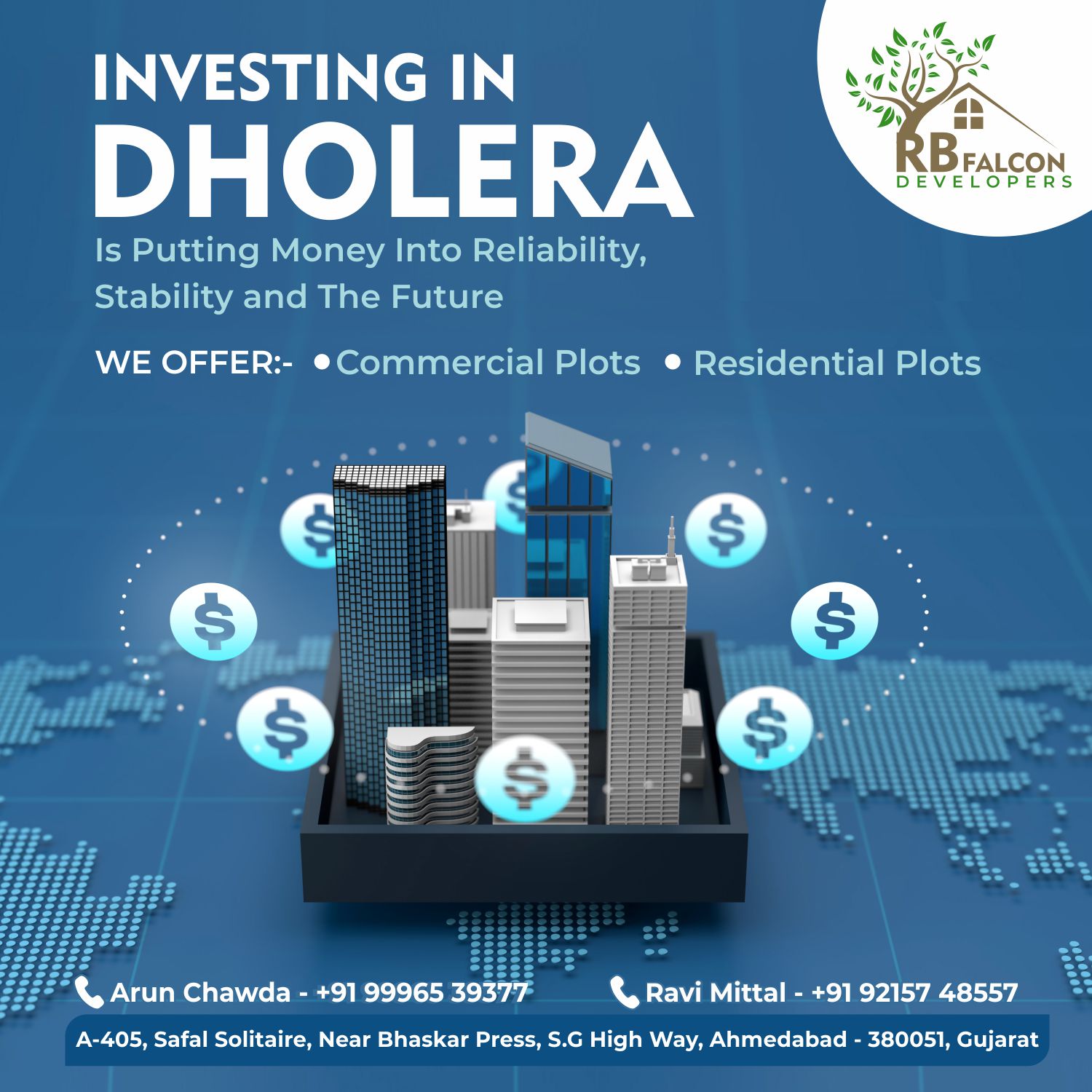 221.83 sq yd plot for sale in dholera sir