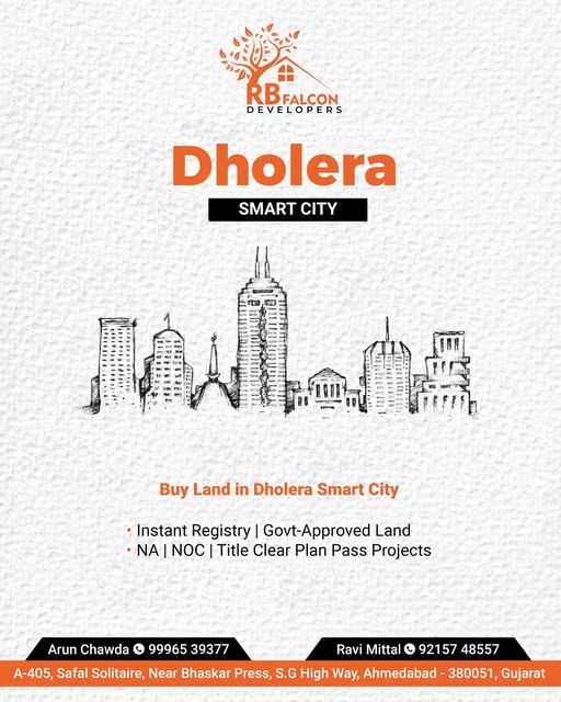 174 sq yd plot for sale in dholera city